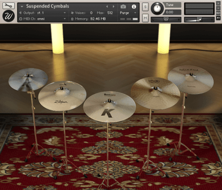 Wavesfactory Suspended Cymbals KONTAKT